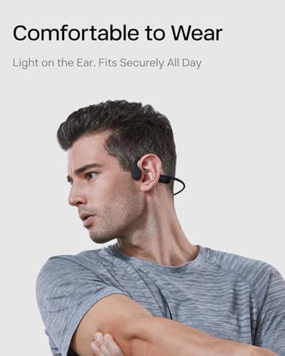 SHOKZ OpenRun Bone Conduction Open-Ear Bluetooth Sport Headphones, Black (Pack of 2) - color: Black, size: Standard Size+Magnetic Charging (Pack of 2)