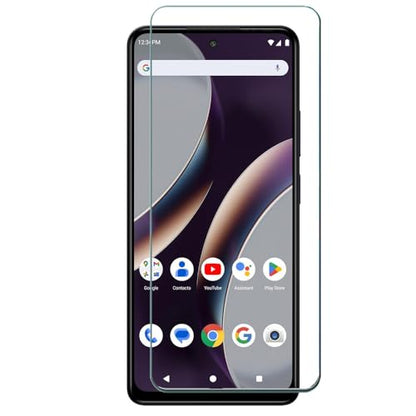 for BLU G93 Phone Case with Screen Protector Slim Thin Cover -Black | Slim Thin Flexible TPU with Reinforced Corners Protective Silicone Case Cover Compatible with BLU G93 G0910WW 6.8" SmartPhone