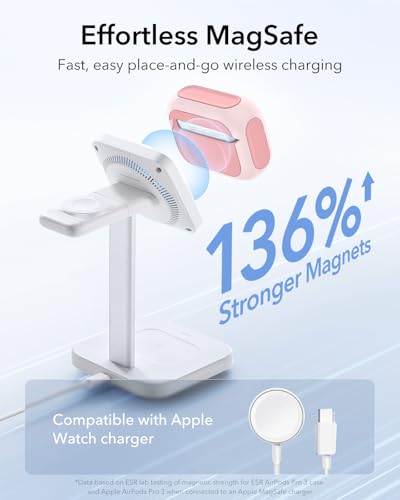 ESR for AirPods Pro 3 Case, Compatible with MagSafe, Pink - color: Pink, size: AirPods Pro 3 Case
