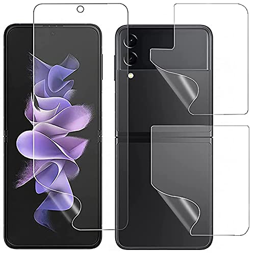 Screen Protector Wrap for Samsung Galaxy Z Flip 3 Phone - Clear