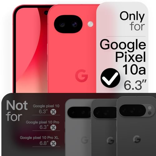 JETech Magnetic Slim Case for Google Pixel 10a, Berry | Compatible with MagSafe, Anti-Slip Grip, Full Camera Lens Protection, Ultra-Thin Lightweight, Matte Finish Phone Cover - color: Berry