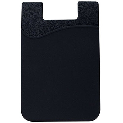 AgentWhiteUSA Cell Phone Wallet, Stick on Wallet (3 Pieces) (for Credit Card, Business Card & Id) | Compatible with Almost Every Phone | iPhone, Android & Most Smartphones - color: Grey/Black/White