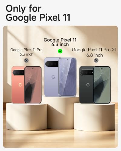 SMARTDEVIL 3 Pack Tempered Glass for Google Pixel 11 Screen Protector - size: Pixel 11