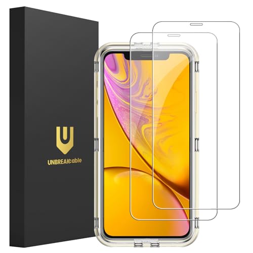 UNBREAKcable 2-Pack Screen Protector for iPhone 11/XR Tempered Glass - size: iPhone 11/XR