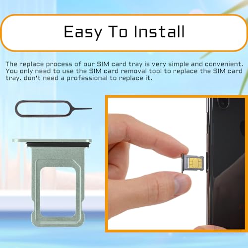 for iPhone 12 Green Single SIM Card Tray Slot Replacement