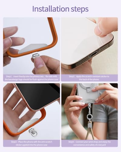 3 in 1 Luxury Phone Lanyard, Adjustable Crossbody Neck Strap & Short Wrist Strap, Anti-Lost Anti-Theft Detachable Phone Chain, Versatile Shoulder Phone Sling for All Cell Phones, (Khaki) - color: Khaki