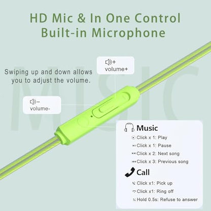 USB-C Headphones,Type C Earbuds,Wired Earphones for iPhone 17/16/15 Pro Max