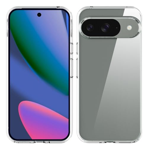 TENOC Phone Case for Google Pixel 10 & Google Pixel 10 Pro, Clear Case Shockproof Protective Bumper Slim Cover for 6.3 Inch - color: Clear, size: Pixel 10 / Pixel 10 Pro