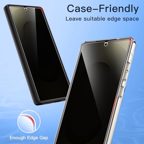 JETech TPU Privacy Screen Protector for Samsung Galaxy S25 Ultra, 2-Pack
