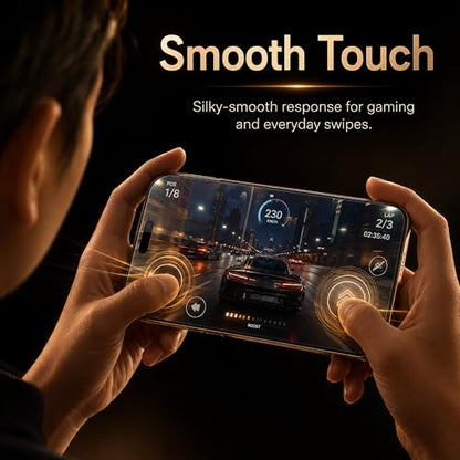 2 Pack Screen Protector for iPhone 15 Plus, 9H Tempered Glass, HD Clear, Anti-Scratch, Bubble-Free Easy Installation, Case Friendly