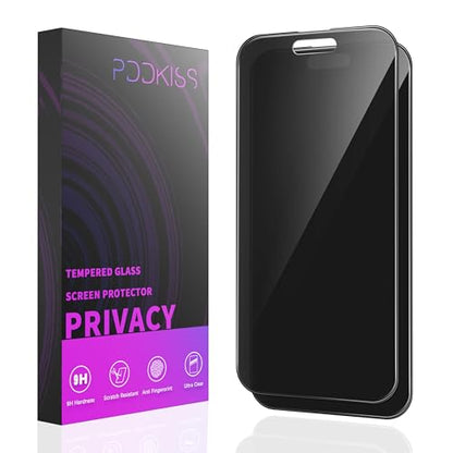 PDDKISS 2 Pack Privacy Screen Protector for iPhone 17 - size: for iPhone 17 - 6.3 inch