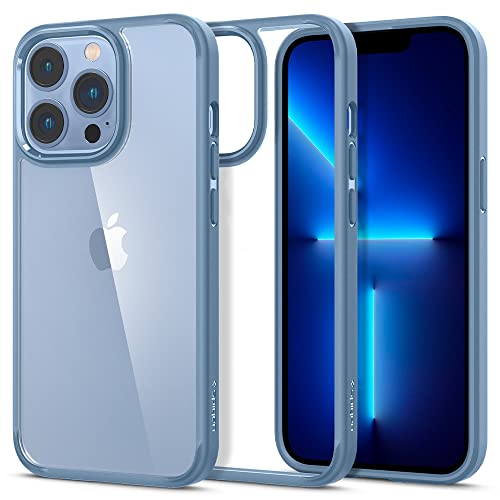 Spigen for iPhone 13 Pro Case, Ultra Hybrid [No Magnet Ring][Anti-Yellowing] - Sierra Blue - color: Sierra Blue, size: iPhone 13 Pro