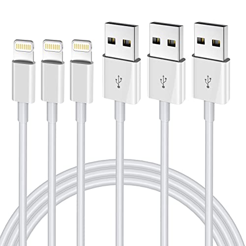 3 Pack iPhone Charger 6ft, [Apple MFi Certified] Lightning Cable 6 Foot - size: 3Pack6FT