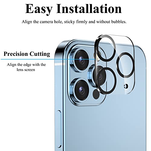 YWXTW [5 Pack Camera Lens Protector Compatible with iPhone 13 Pro Max 6.7" / 13 Pro 6.1" Tempered Glass, [Night Shooting Mode] Case Friendly, High Definition - color: Clear, size: iPhone 13 Pro/13 Pro Max