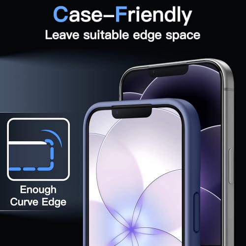 JETech 3D 9H+ Anti-Reflective Screen Protector for iPhone 17e/16e - size: iPhone 17e/16e