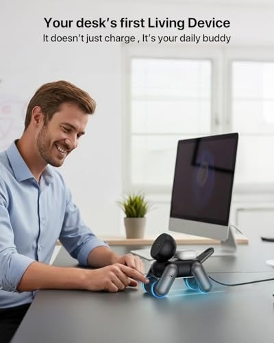 3 in 1 Charging Station for Apple Devices, Magnetic Wireless Fast Charger Stand Compatible with MagSafe for iPhone 17/16/15/14/13/12/Air Series, Apple Watch & Airpods - color: Black