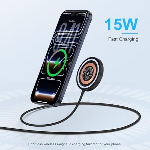 Samsung Galaxy S26 S25 Wireless Charging for S24 S23 Ultra Z Fold Flip 8 7 - color: Black
