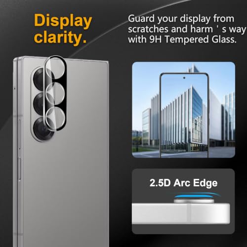 3 Pack Camera Lens Protector for Samsung Galaxy Z Fold 6 - size: Galaxy Z Fold 6