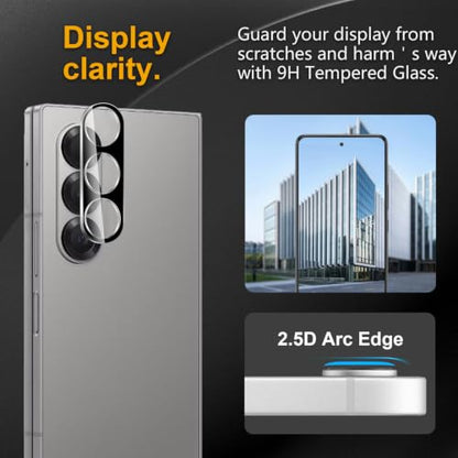 3 Pack Camera Lens Protector for Samsung Galaxy Z Fold 6 - size: Galaxy Z Fold 6