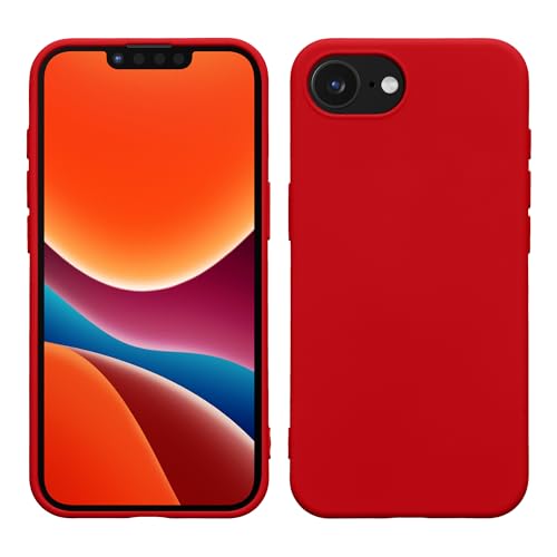 kwmobile Case Compatible with Apple iPhone 17e / iPhone 16e Case - Slim Protective TPU Silicone Phone Cover - Classic Red - color: Classic Red, size: iPhone 17e / iPhone 16e