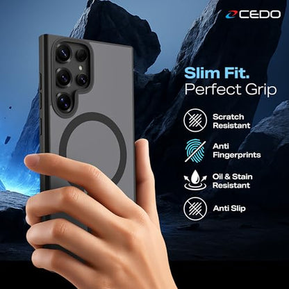 CEDO Magnetic Kickstand Case for Samsung S24 Ultra, MagSafe Compatible - size: Samsung S24 Ultra