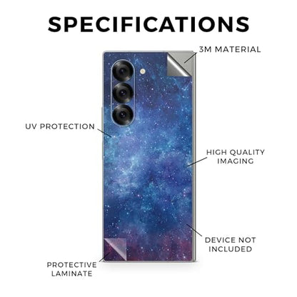 Phone Skin Compatible with Samsung Galaxy Z Fold 6 - Nebula - Premium 3M Vinyl Protective Wrap Decal Cover - Easy to Apply | Crafted in The USA by MightySkins - color: Nebula, style: Matte Finish