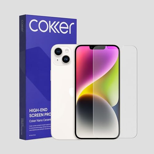 COKER [2 PACK Korean Precision Matte Screen Protector for iPhone 14 Shatterproof Paperfeel Film [Anti Glare & Anti-Scratch] [Anti Fingerprint] for iPhone 14 - size: iPhone 14