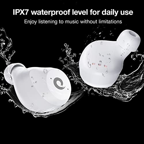 X9 Wireless Earbuds Bluetooth 5.3 Headphones Waterproof Stereo Earphones in Ear Touch Control with Microphone Headset with Deep Bass for Sport, Gaming and Running(White)