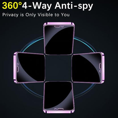 360 Degree Privacy Screen Protector for iPhone 13 Pro Max / 14 Plus - color: Black-iPhone iPhone 13 Pro Max