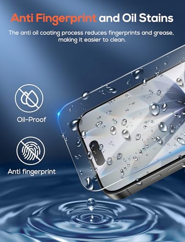 4 Pack for iPhone 17 Screen Protector，Premium Tempered Glass Film 9H Hardness，Scratch Resistant，Bubble Free，Easy Installation，Ultra Durable，HD Clear，Case Friendly [6.3 inch] - size: iPhone 17