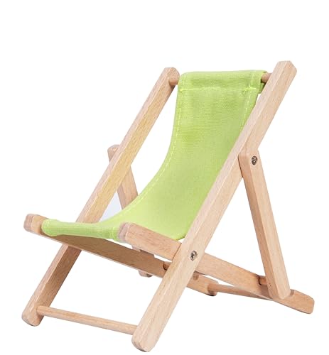 Foldable Wooden Cell Phone Stand, Phone Holder for Desk - color: Green