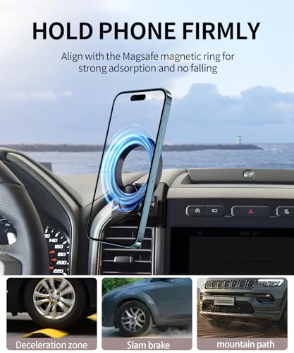 Car Phone Mount for 2019 2020 Ford F-150 Accessories, Magsafe Magnetic Clip - size: for 2019 2020 Ford F-150