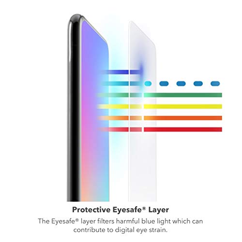 ZAGG Glass Elite VisionGuard+ Screen Protector - for iPhone 12 Pro Max - Impact Protection, Scratch Resistant, Fingerprint Resistant, Smudge Resistant, Oil Resistant, InvisibleShield, clear (200106675) - size: iPhone 12 Pro Max, style: Glass Elite VisionG
