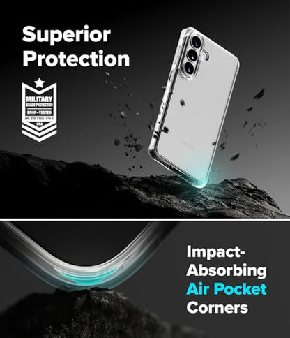 Ringke for Samsung Galaxy S26 Case [Fusion Matte Clear] | Oil & Dirt Resistant, Anti-Fingerprint Technology Prevents Oily Smudges, Frosted Coating Feels Velvety Soft - size: Galaxy S26