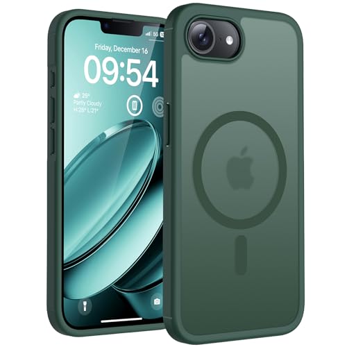 TOCOL for iPhone 17e Case, Compatible with MagSafe, Alpine Green - color: Alpine Green, size: Iphone 17e