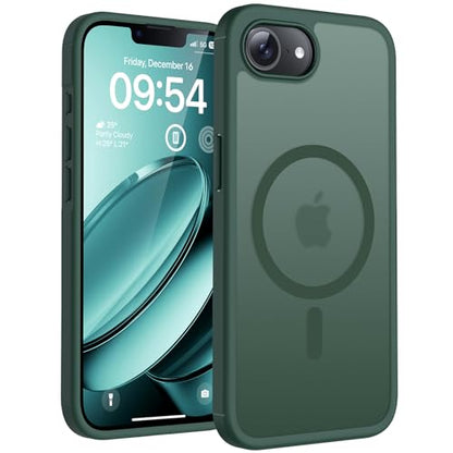 TOCOL for iPhone 17e Case, Compatible with MagSafe, Alpine Green - color: Alpine Green, size: Iphone 17e