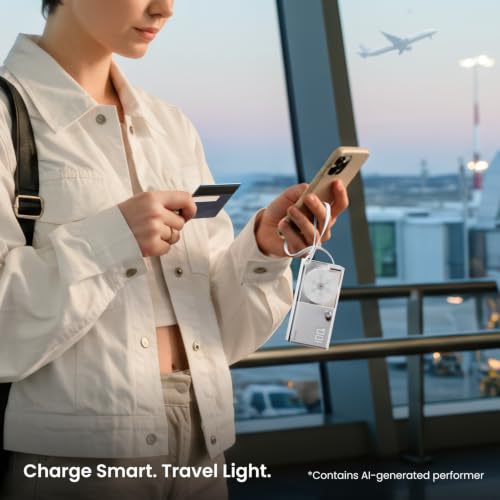 sharge 3 in 1 Power Bank 10000mAh with Retractable Cable Portable Charger