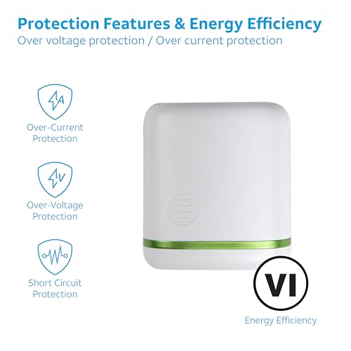 AT&T 30W USB C Wall Charger PD Fast Charging Foldable Travel Adapter White - color: 30W White