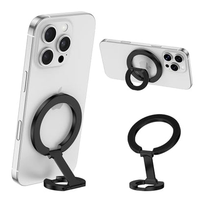 Magnetic Phone Grip Holder for Samsung S26 Ultra S25 FE S24 A26 A36 A17 A26 - color: Dual-Sided Magnetic-Black