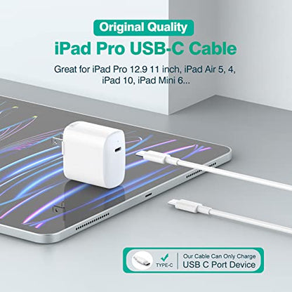 3.3 FT/1M USB C to USB C Cable for iPhone 17/16/15 Pro Max Plus, MacBook Air/Pro Charger, iPad Pro 13/12.9/11 inch, Air 5/4, Mini 6, Pixel - size: 3.3ft