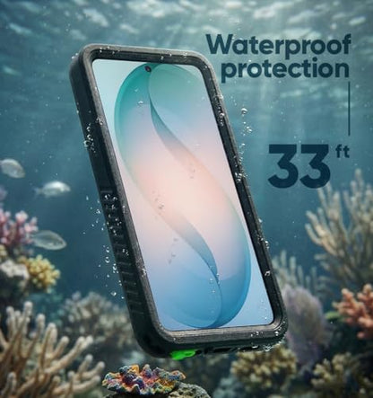 MOTIVE Waterproof Case with Belt Clip Samsung Galaxy s26, Magnetic | 6.3" | Built-in screen protector, Full protection, compatible with MagSafe, 360° holster - size: s26