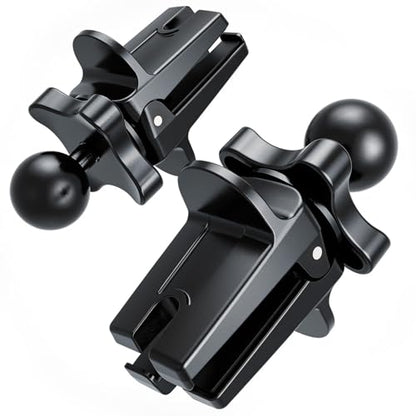 OHLPRO 2Pack Car Air Vent Clip Replacement, [Stable & Anti-Shake] Phone Mount Base with 16mm Ball Head, Heavy Duty Air Vent Holder Compatible with iPhone, Samsung & Most Car Phone Cradles