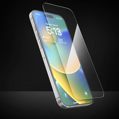magglass Screen Protector for iPhone 16 Pro Max [Auto-Align] Tempered Glass with Easy-Install Alignment Guide Applicator Tool (UHD Crystal Clarity)