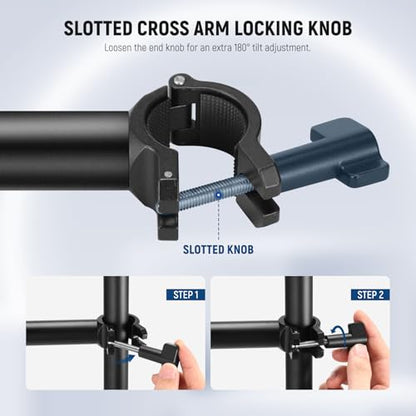NEEWER Overhead Camera Mount with Phone Clip - style: DS009(2-Section)