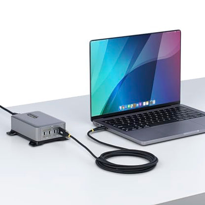 StarTech 6ft/2m USB-C to USB-C Screw Locking Cable (S2CEPR2M-USBSL-CABLE) - size: 6 ft