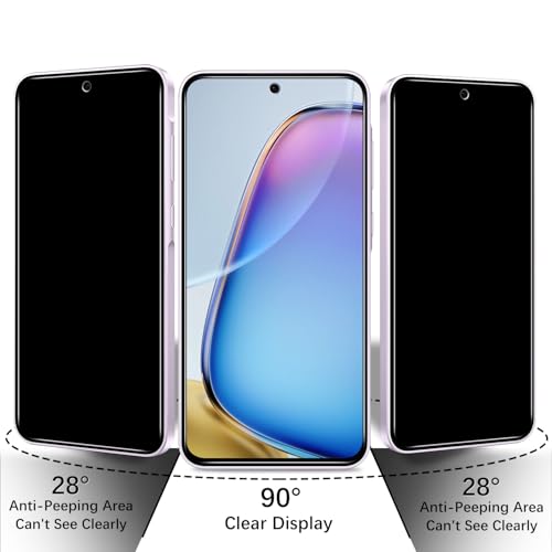 2 Pack Privacy Screen Protector for Samsung Galaxy A36 5G - color: Black