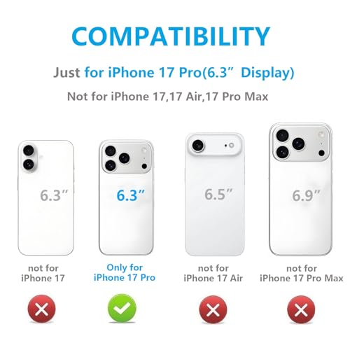 ONETOP for iPhone 17 Pro Wallet Case with Credit Card Holder,White | Kickstand,ID/Cash Holder,Case Wallet with Card Slots,Double Magnetic Clasp,Durable PU Leather Shockproof Cover for Women Men - color: White