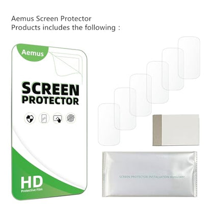 Screen Protector Compatible for MorePro Air 2 Fitness Tracker 1.57" (6 Pack) Clear TPU Soft Film, Compatible for VIPWISE D36 Health Fitness Tracker Watch