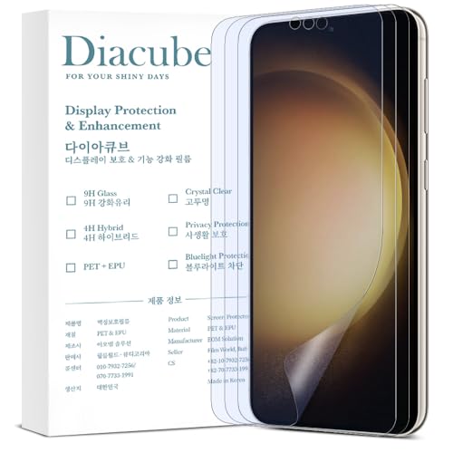 3-Pack Anti-Blue Light Matte Screen Protector For Samsung Galaxy S23 [Support Fingerprint Unlock] Anti-Glare, Anti-Fingerprint [Eye Protection] Bubble-Free Installation with Alignment Jig - size: Galaxy S23