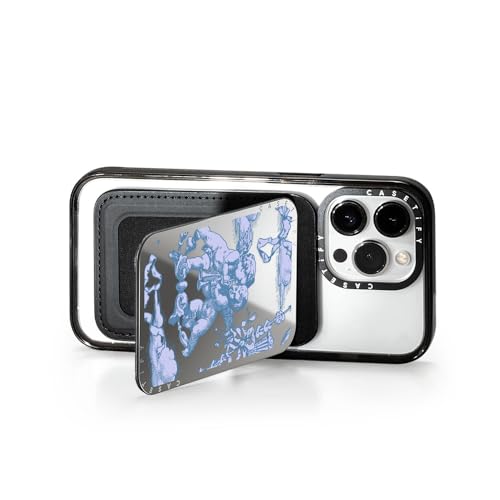 CASETiFY Snappy Card Holder Stand Compatible with Magsafe - At Lover's Gate - Silver Mirror - color: At Lover's Gate